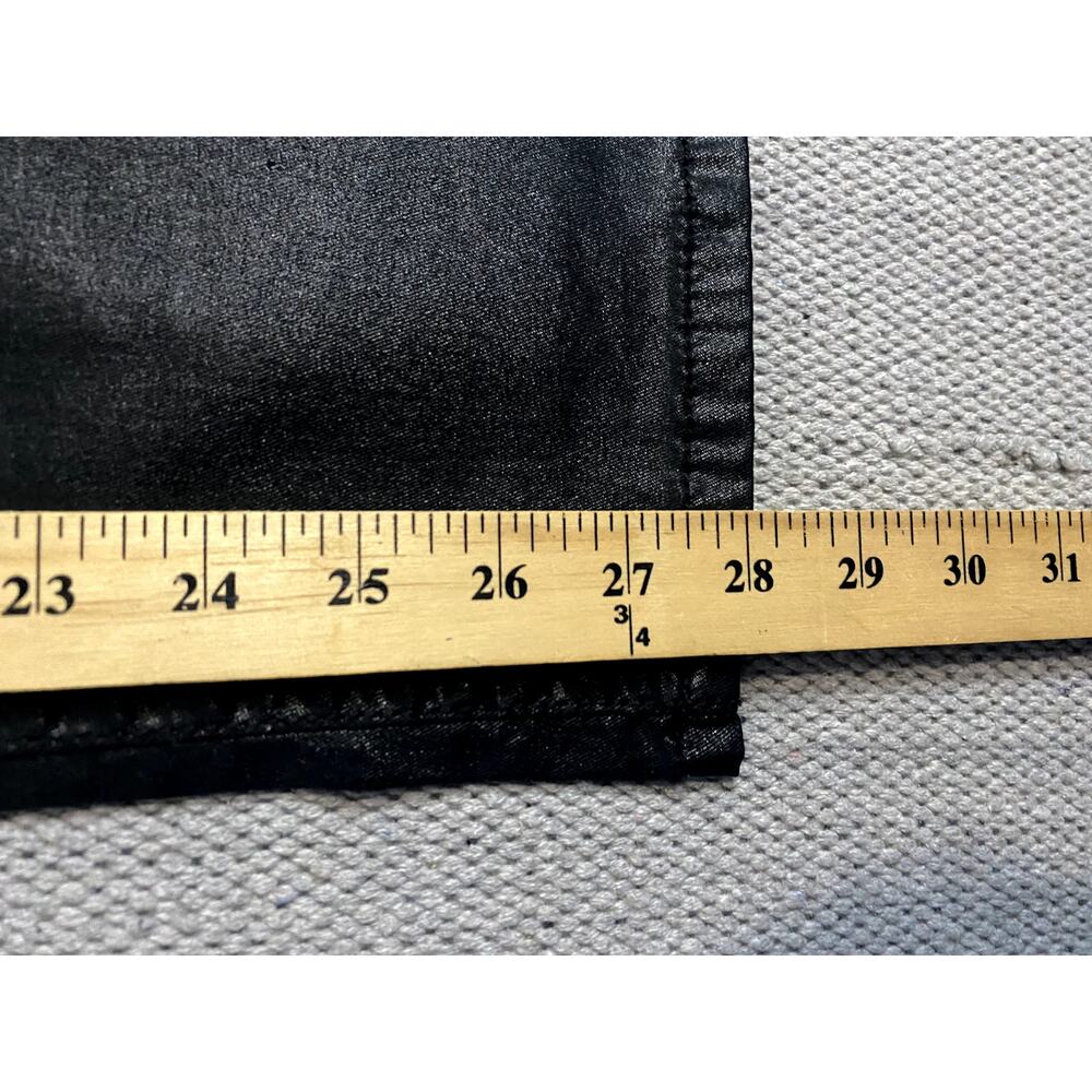 a.n.a Petite Coated Jeans Womens 12P 34X28 Black Wax Skinny Gloss Stretch Biker - Picture 11 of 13